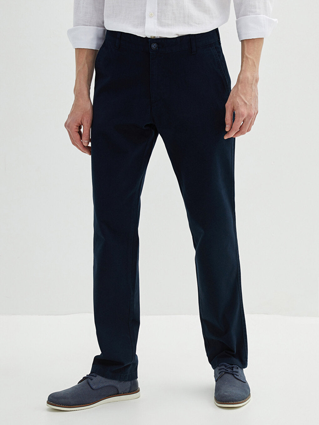 Wide Fit Men's Chino Trousers