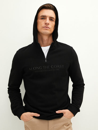 Long Sleeve Printed Men's Hoodie