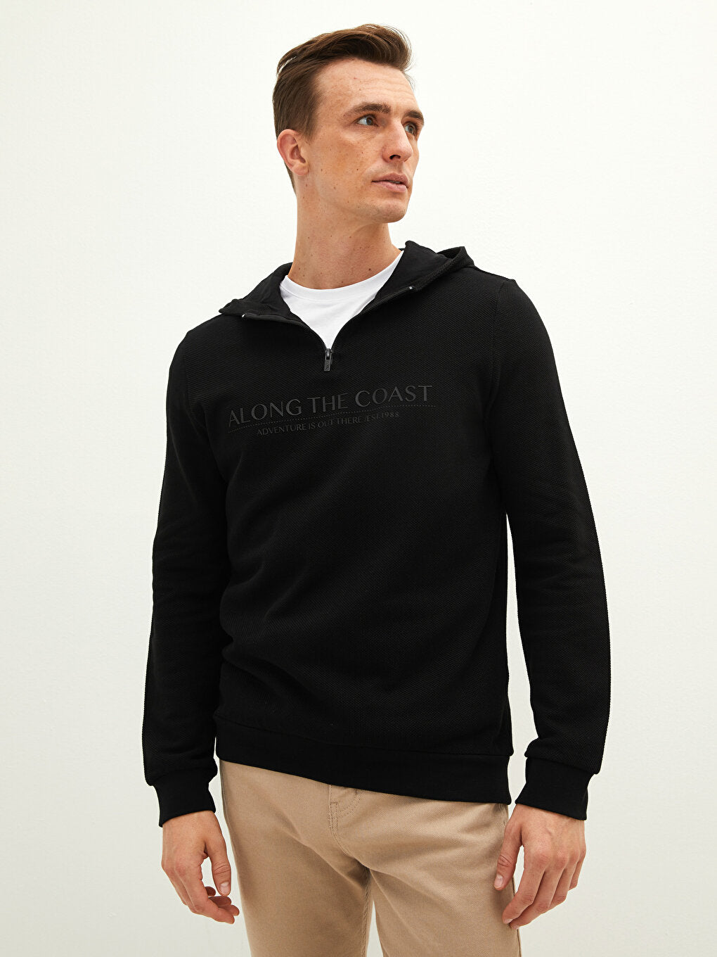 Long Sleeve Printed Men's Hoodie