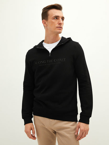 Long Sleeve Printed Men's Hoodie