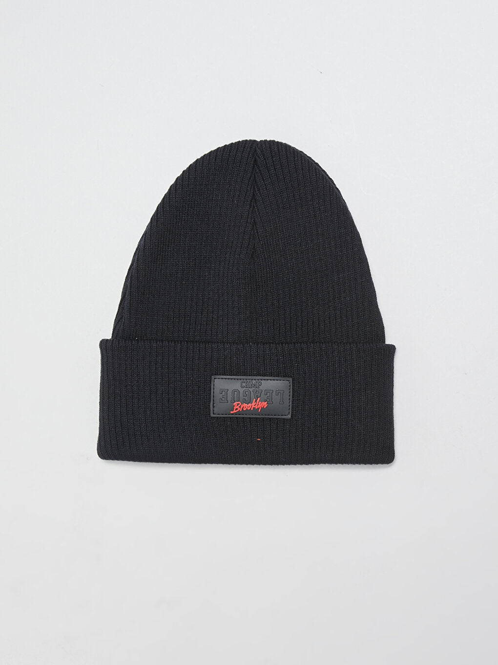 Label Printed Boy's Knitwear Beanie