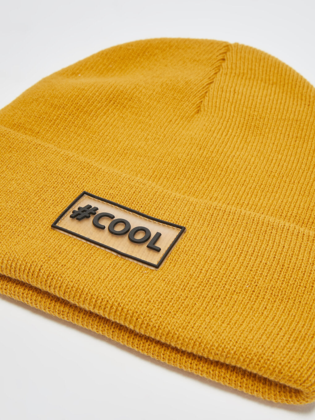 Label Printed Boy's Knitwear Beanie