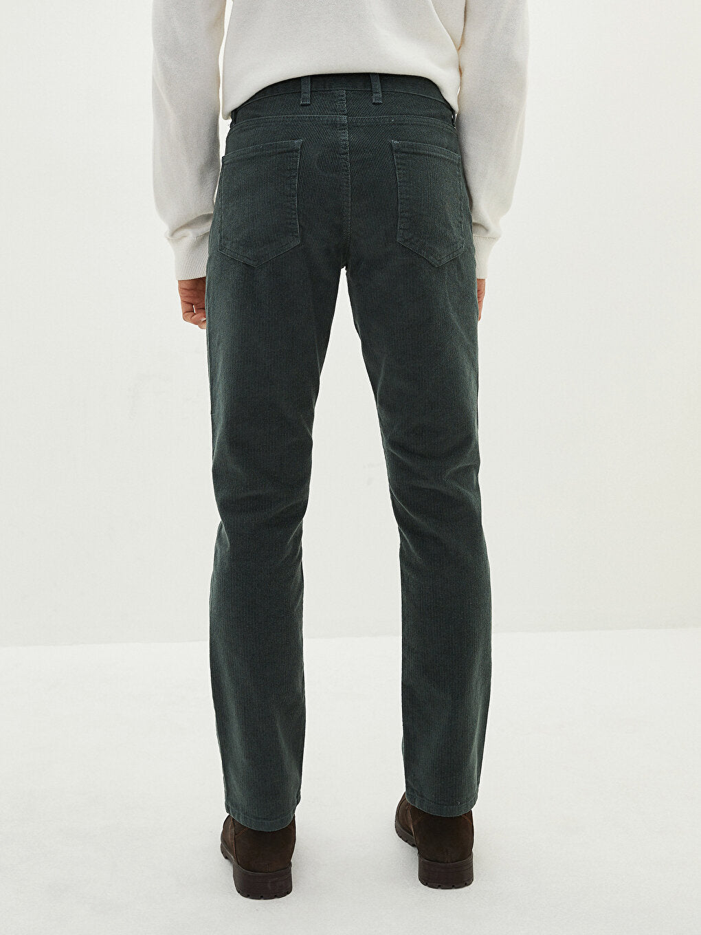 Standard Fit Velvet Men's Chino Trousers