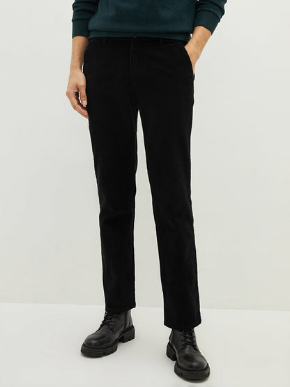 Wide Fit Velvet Men's Chino Trousers