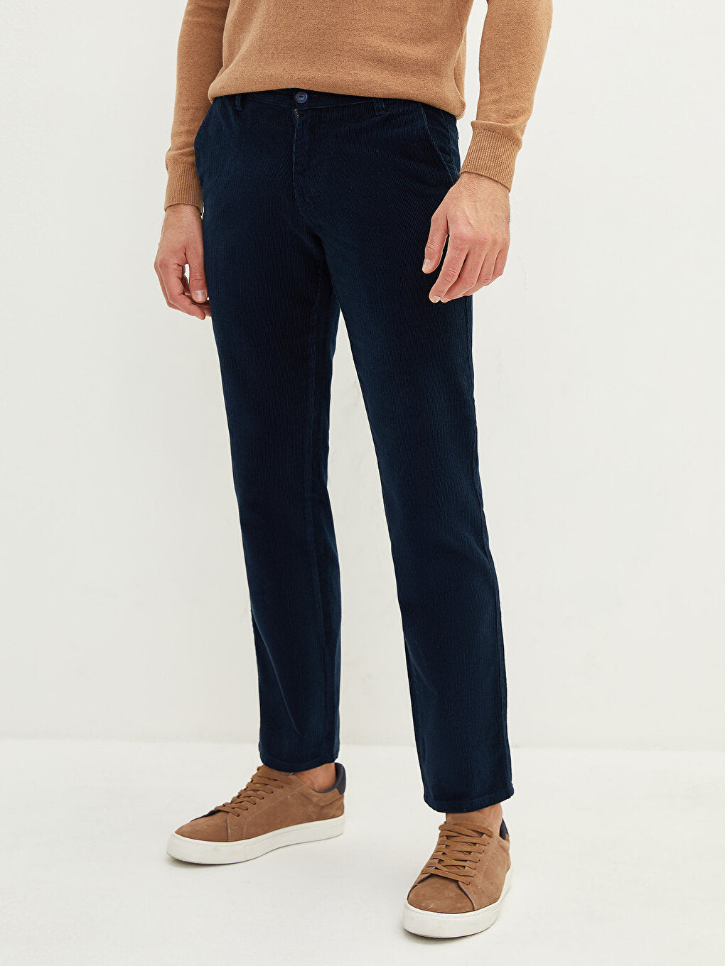 Wide Fit Velvet Men's Chino Trousers