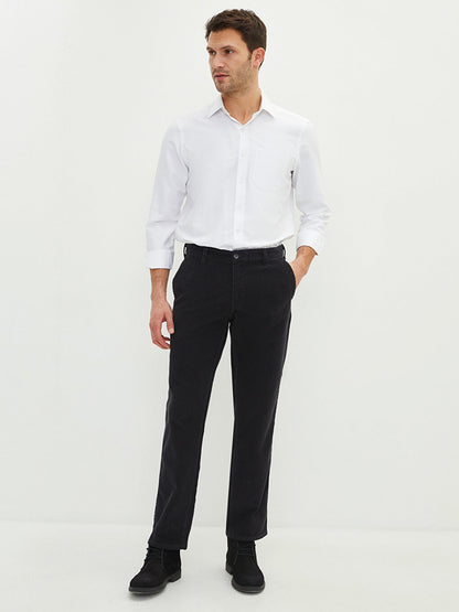 Wide Fit Velvet Men's Chino Trousers