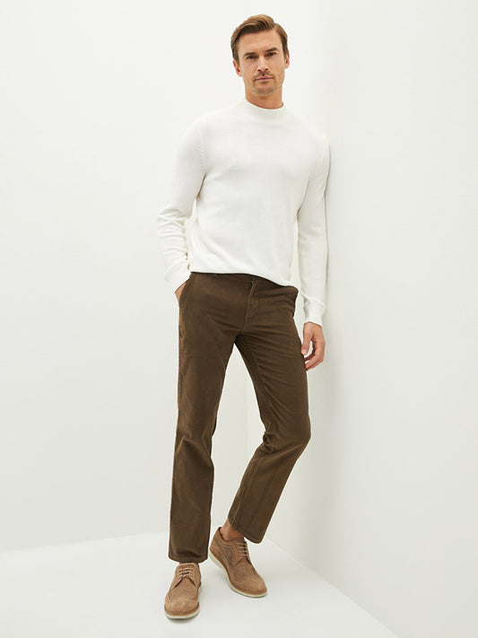 Wide Fit Velvet Men's Chino Trousers