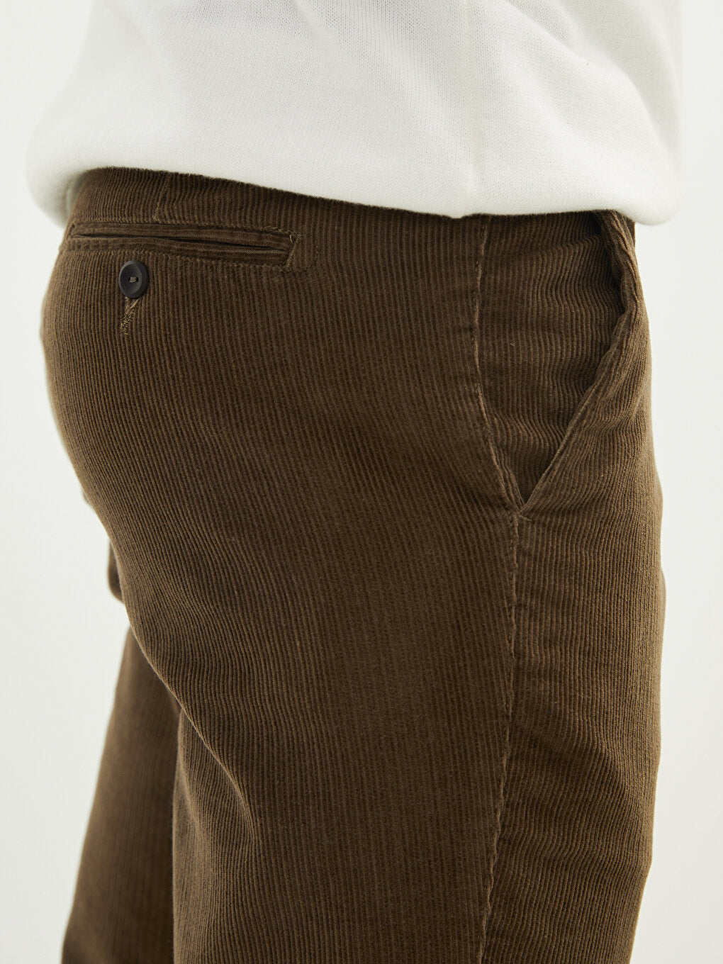 Wide Fit Velvet Men's Chino Trousers