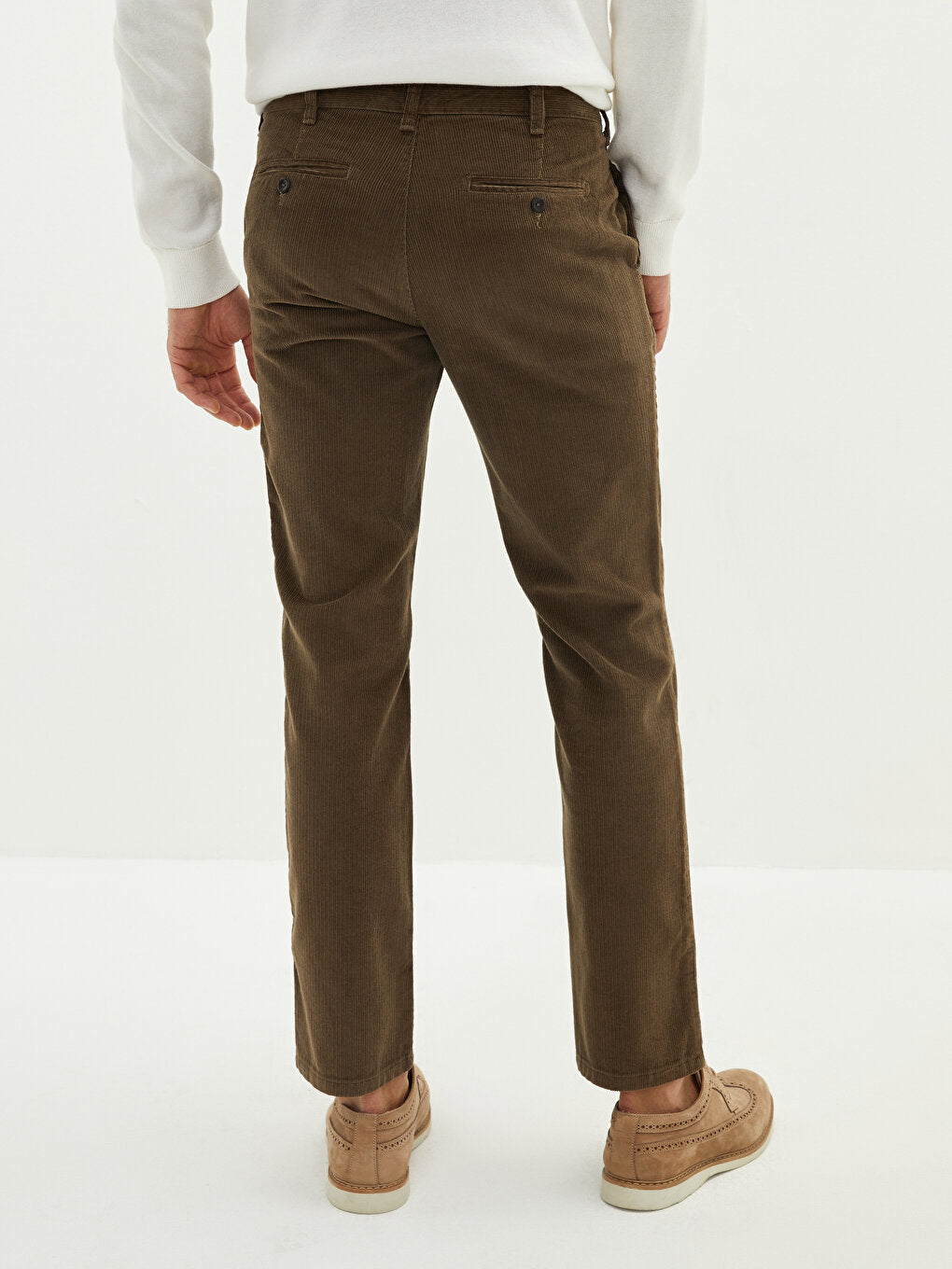 Wide Fit Velvet Men's Chino Trousers