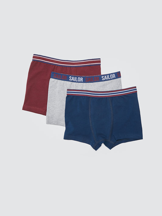 Basic Cotton Boys' Boxer 3-pack