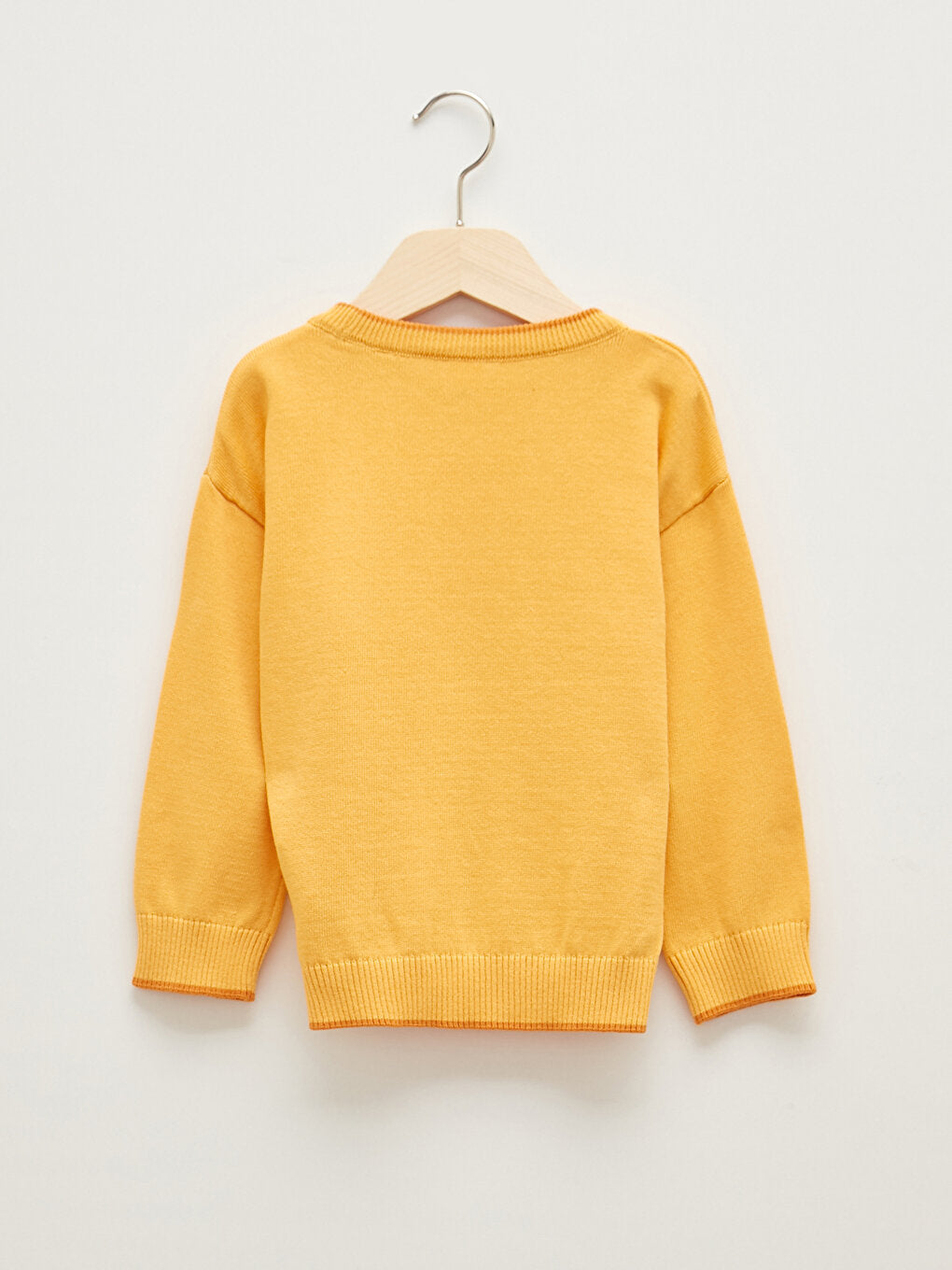 Crew Neck Long Sleeve Basic Baby Boy Knitwear Sweater