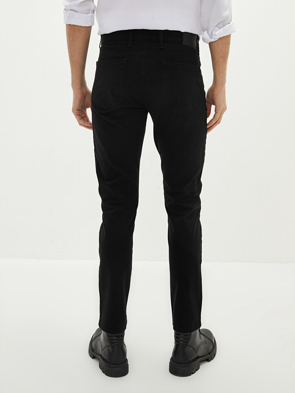 Slim Fit Gabardine Men's Chino Trousers