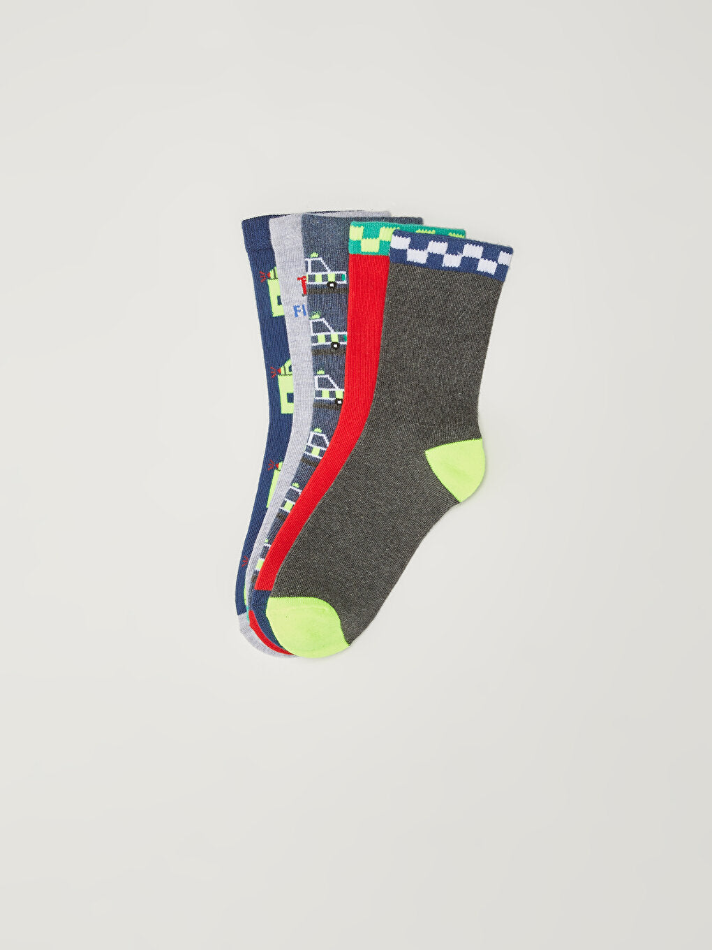 Patterned Boy Socks Pack of 5