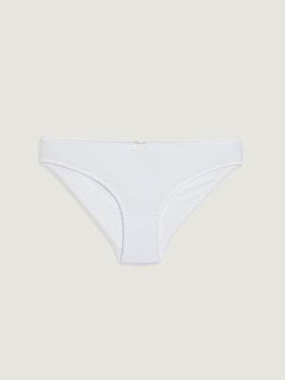 Bow Detailed Cotton Classic Panties 3 Pack