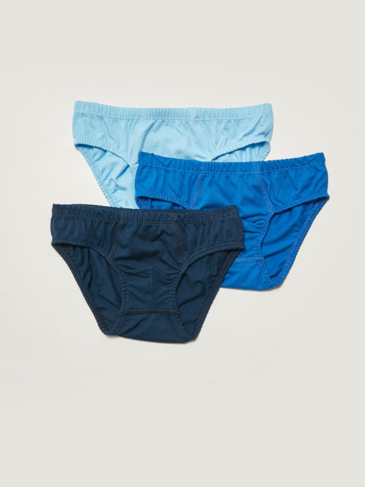 Cotton Boys' Panties 3-Piece