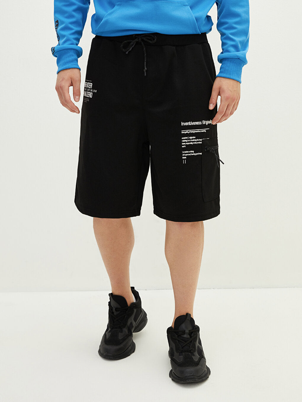 Slim Fit Knitted Men's Shorts