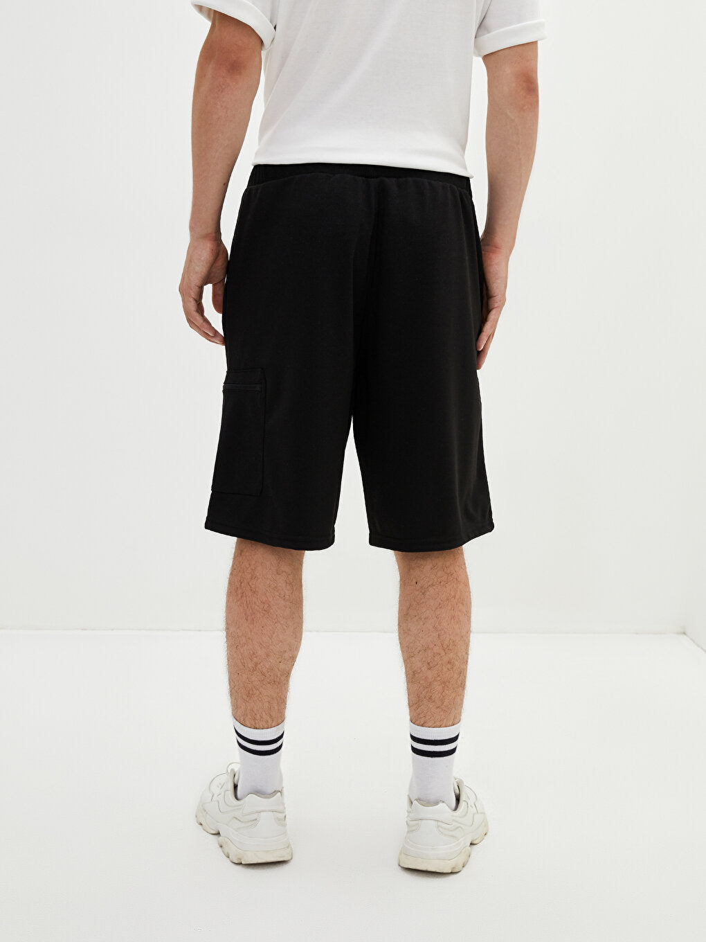 Slim Fit Knitted Men's Shorts