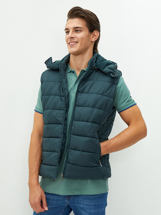 Standard Mold Hooded Men's Vest