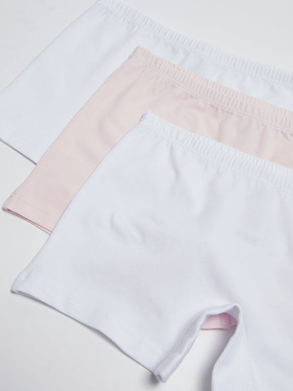 Basic Girl's Boxer 3-Piece