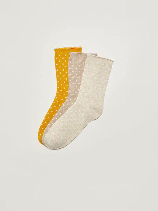 Polka Dot Women's Socks 3 Pack