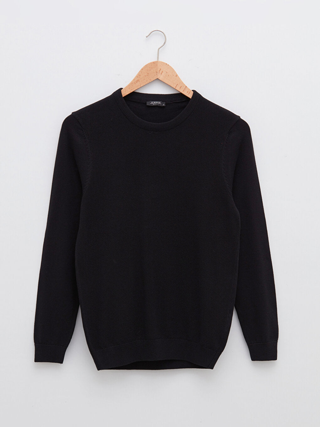 Crew Neck Long Sleeve Men's Knitwear Sweater