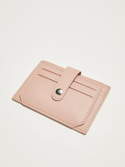 Leather Look Women's Card Holder