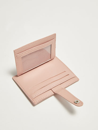 Leather Look Women's Card Holder