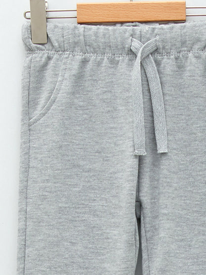 Basic Baby Boy Jogger Sweatpants with Elastic Waist