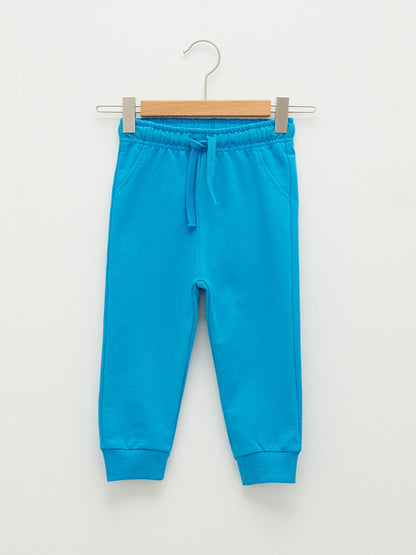 Basic Baby Boy Jogger Sweatpants with Elastic Waist