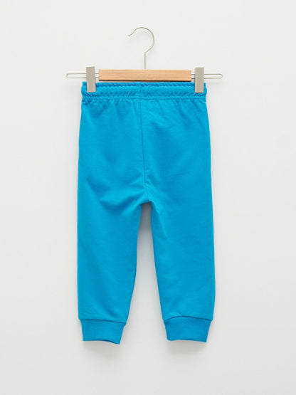 Basic Baby Boy Jogger Sweatpants with Elastic Waist