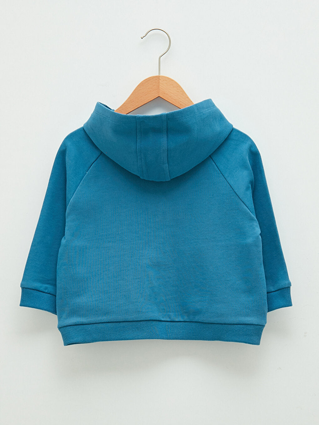 Hooded Long Sleeve Basic Baby Boy Zipper Sweatshirt