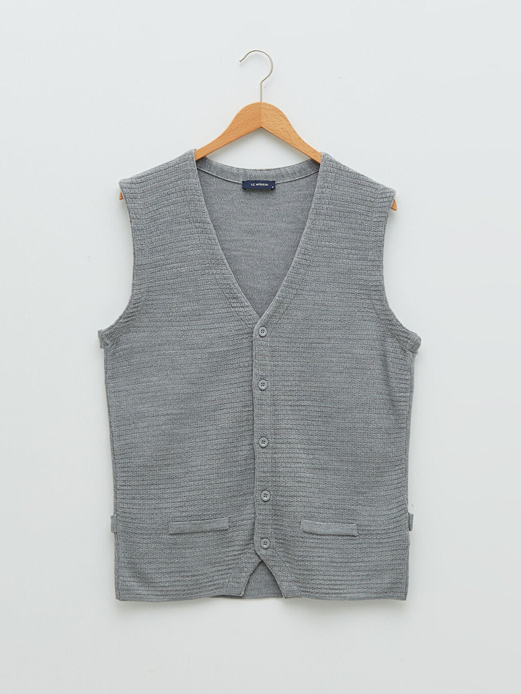 Standard Mold V-Neck Men's Knitwear Vest