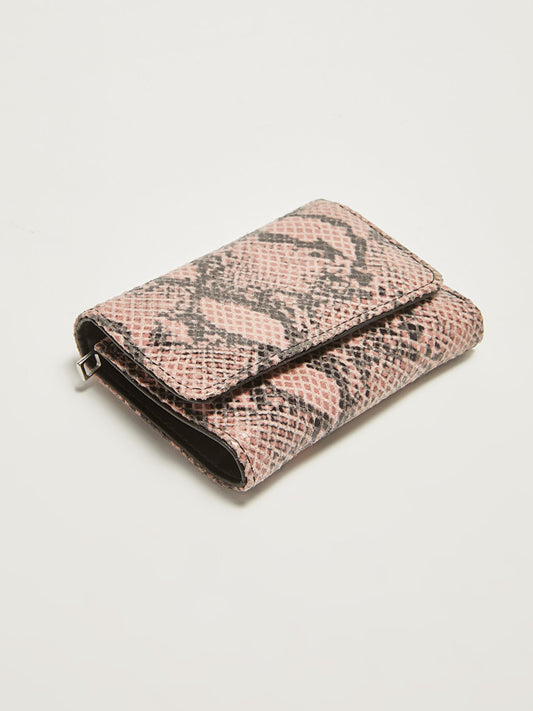 Snakeskin Patterned Women's Wallet