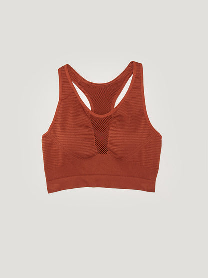 U-Neck Underwireless Padding Sports Bustier