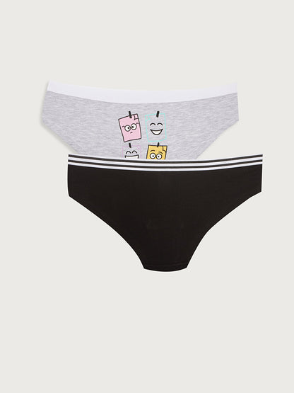 Printed Hipster Panties 2 Pack