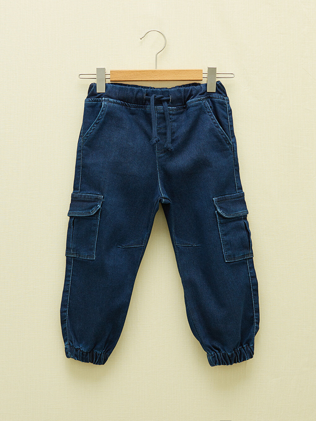 Basic Baby Boy Jogger Jean Trousers with Elastic Waist