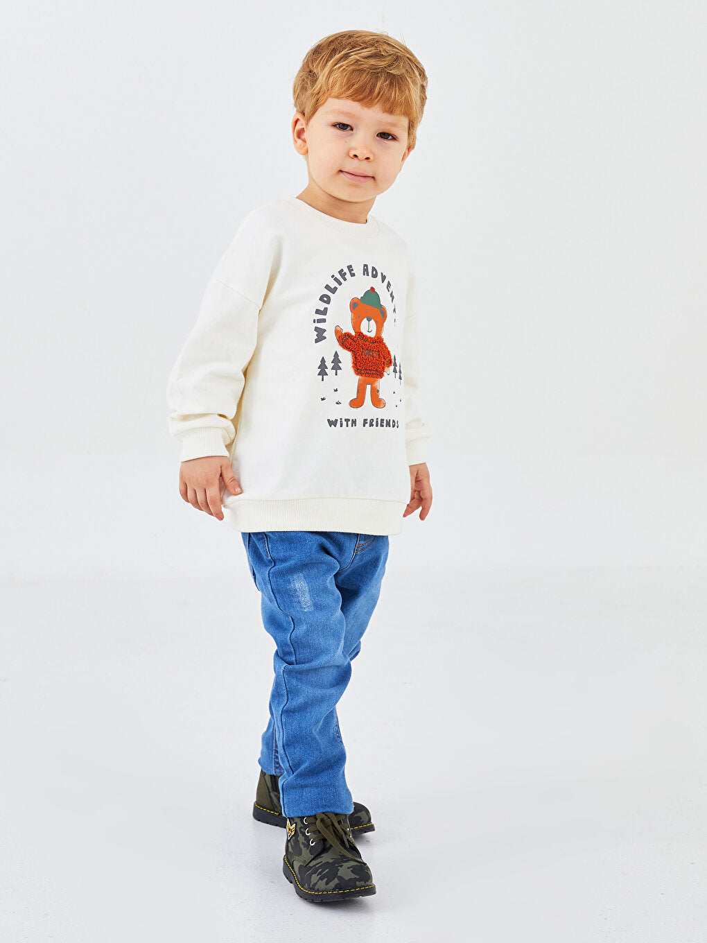 Skinny Fit Basic Baby Boy Jean Trousers