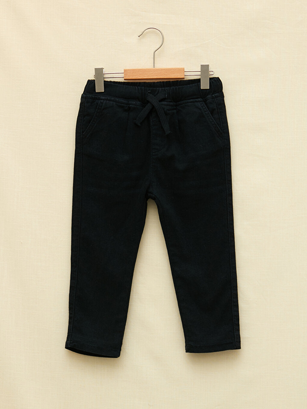 Basic Baby Boy Jean Trousers with Elastic Waist