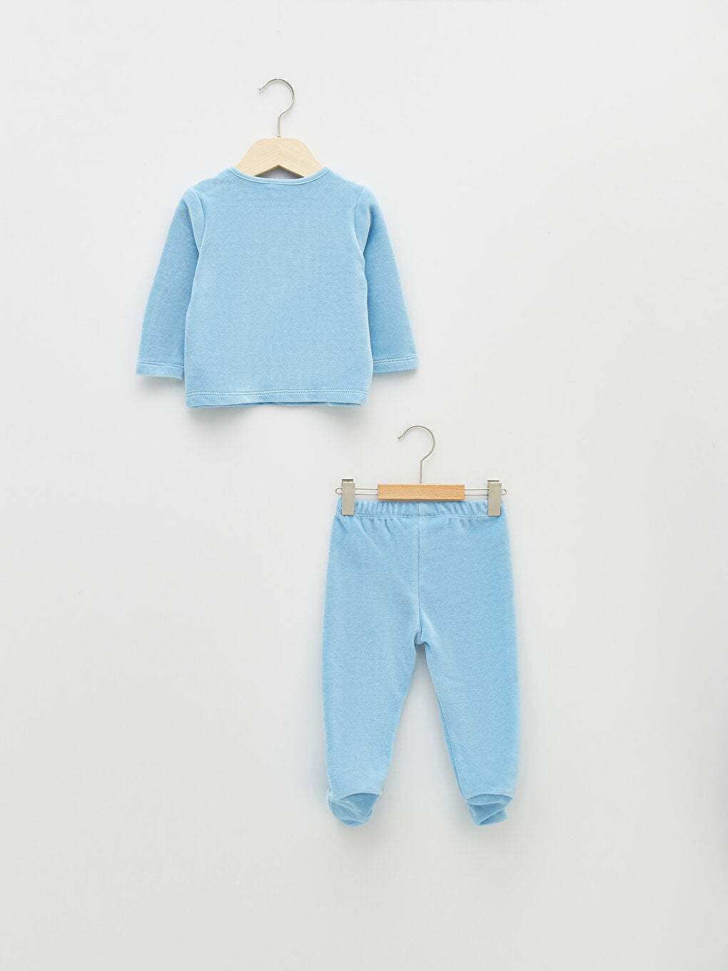 Crew Neck Long Sleeve Baby Boy Cardigan and Trousers 2-Piece Set