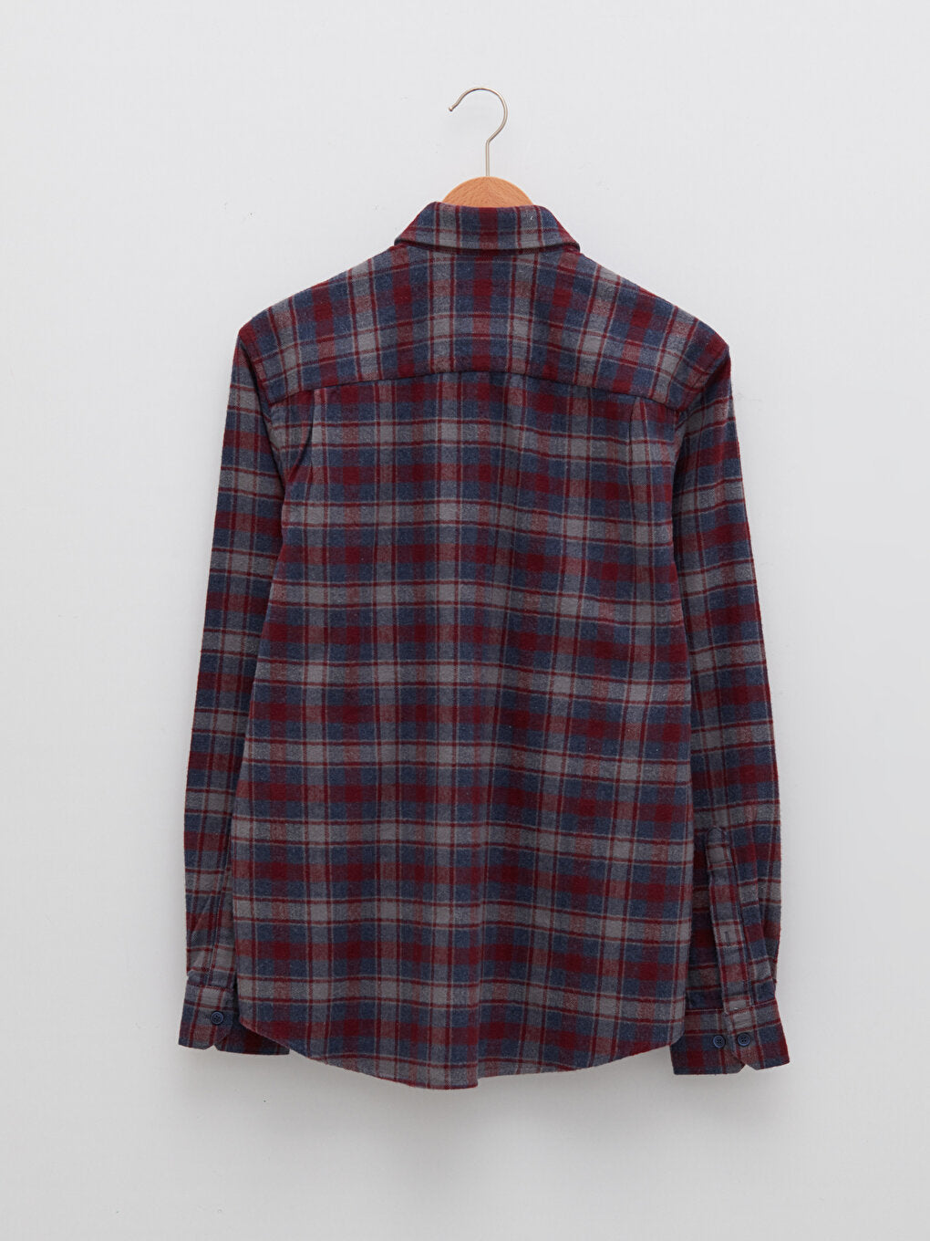 Regular Fit Long Sleeve Plaid Men's Lumberjack Shirt Jacket