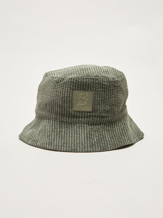 Boy's Velvet Bucket Hat