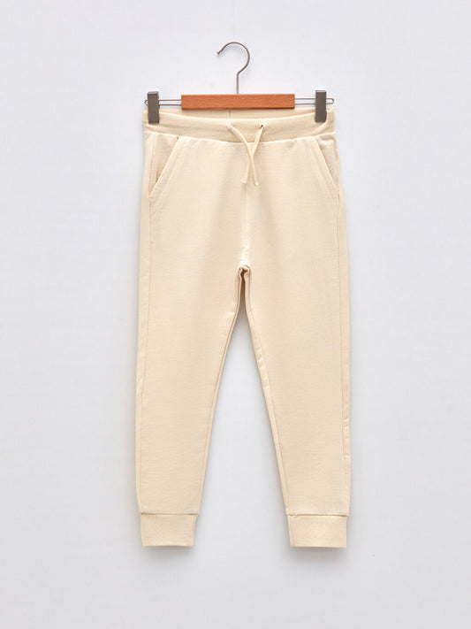 Basic Boy's Jogger Sweatpants with Elastic Waist