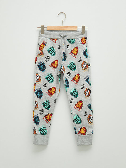 Elastic Waist Harry Potter Printed Boy's Jogger Sweatpants