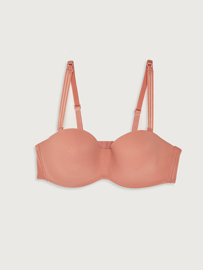 Underwire Unpadded Plain Strapless Bra