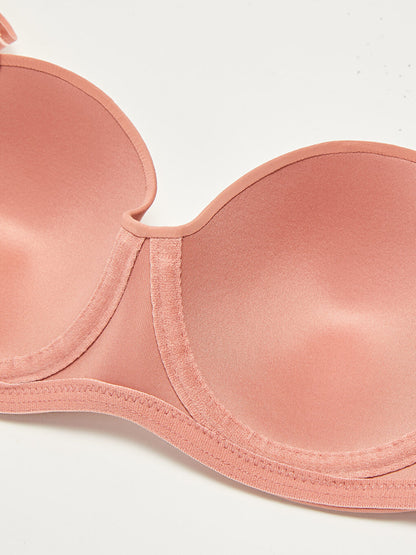 Underwire Unpadded Plain Strapless Bra