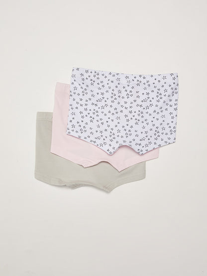 Cotton Girl's Boxer 3-Piece