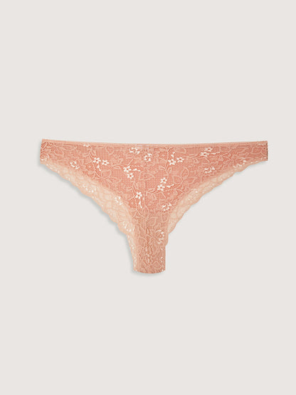 Embroidery Detailed Bikini Panties