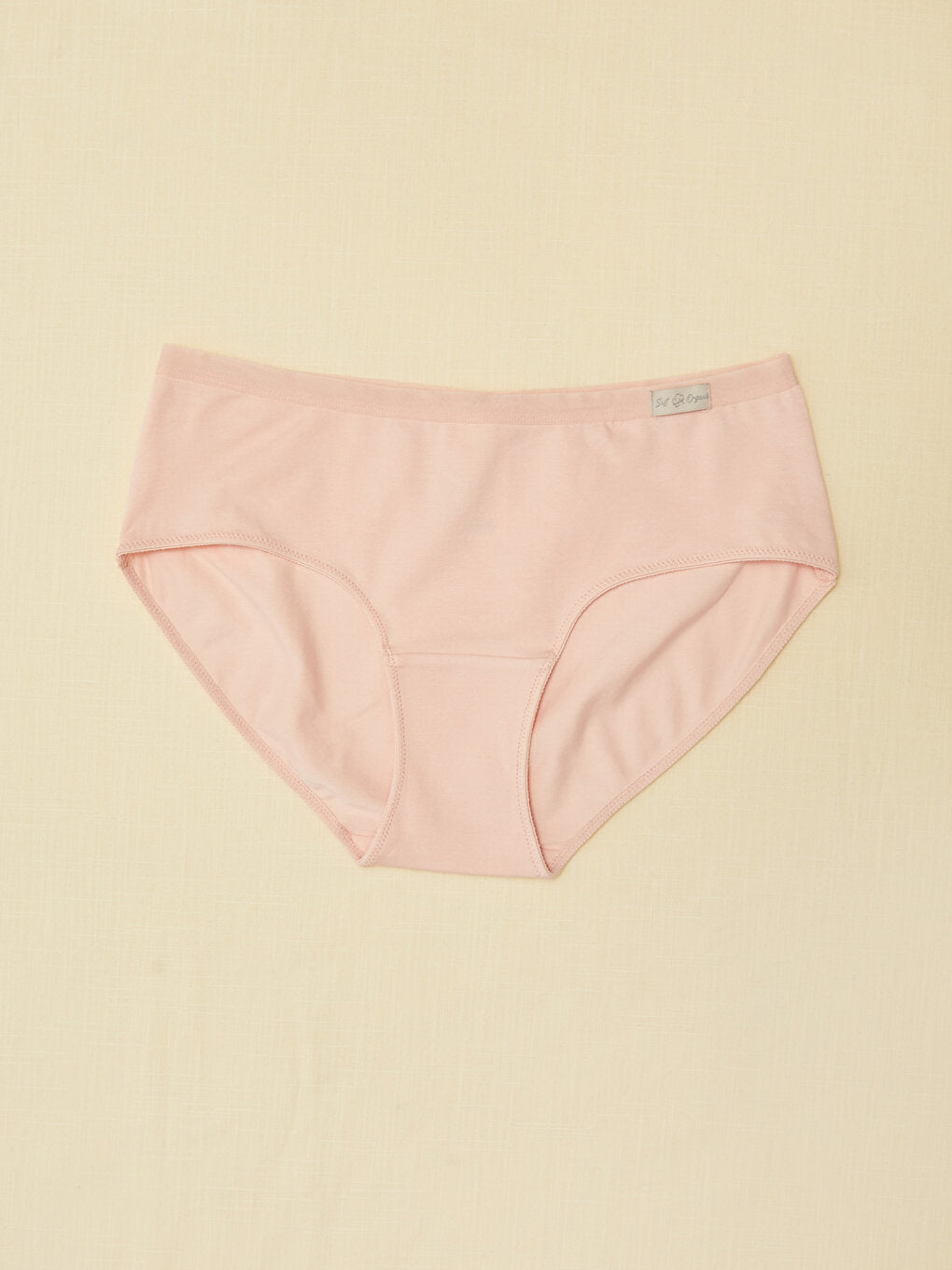 Plain Organic Cotton Hipster Panties