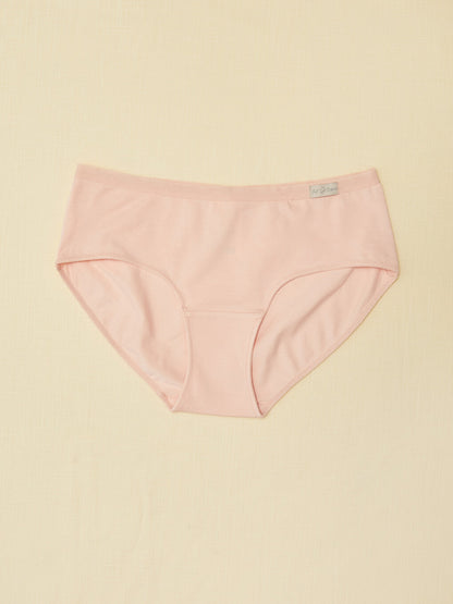 Plain Organic Cotton Hipster Panties