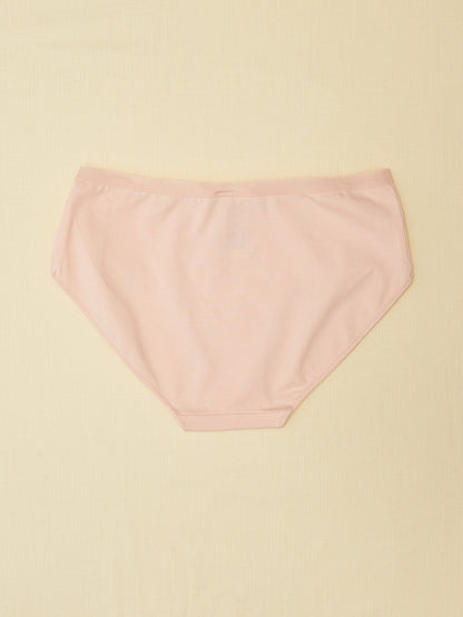 Plain Organic Cotton Hipster Panties